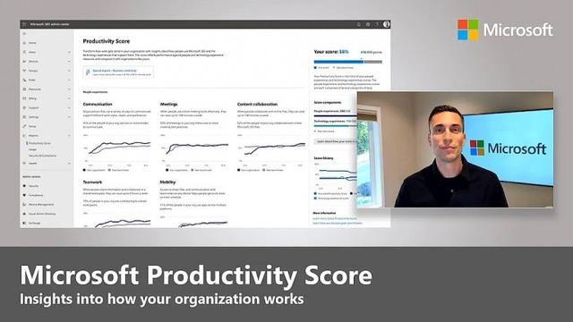 微软即将启用生产力得分 用于评估企业员工工作效率