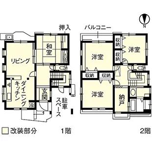 改造100㎡父母老宅，开放式厨房简直像复古酒吧