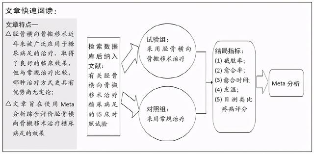 胫骨横向骨搬移术治疗糖尿病足疗效及安全性的Meta分析