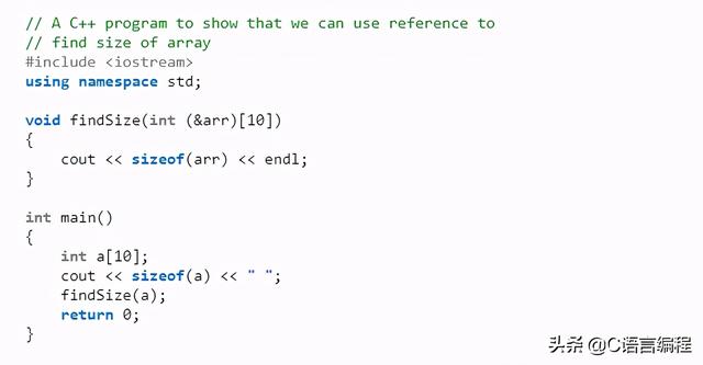 C/C++编程笔记：如何在C++中打印数组参数大小？赶紧补课