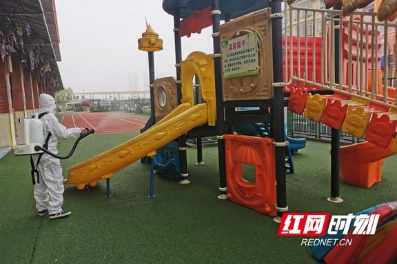 超级宝妈■静等“小神兽”们归来 长沙青竹湖幼儿园全面卫生消毒