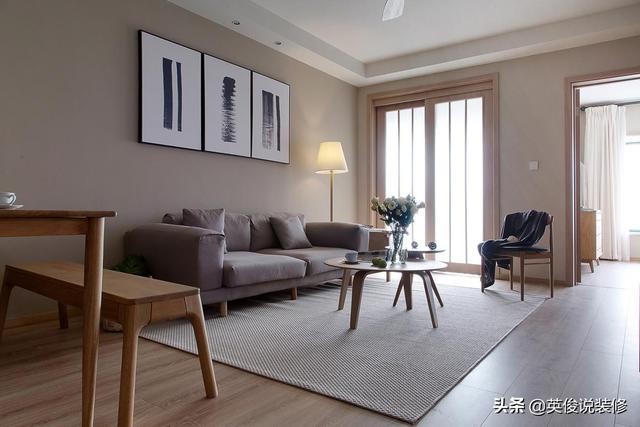 北欧风格装修案例，用线条来点缀，简洁自然