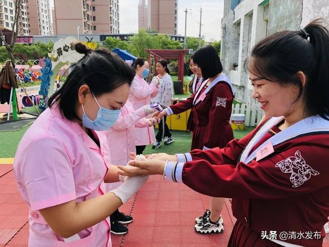 【超级宝妈】清水县第四幼儿园:科学演练筑防线,细致备战开学时