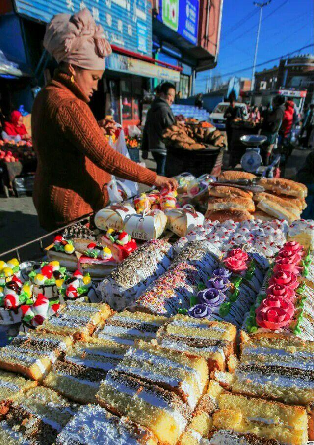 旅行柚子君▲新疆伊犁伊宁市汉人街大巴扎游记