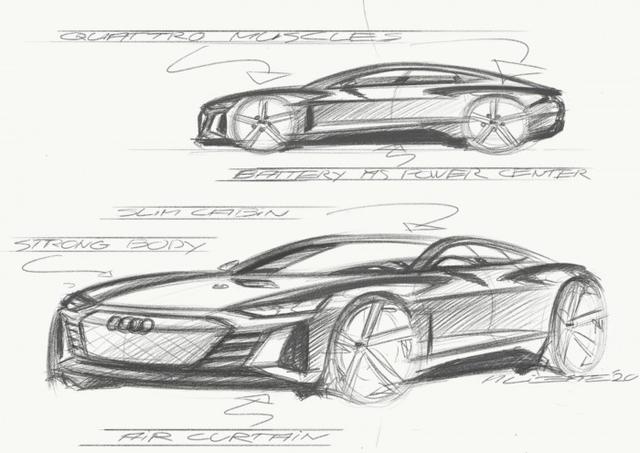 奥迪设计主管：e-tron GT量产版跟概念车的设计差别只有两处