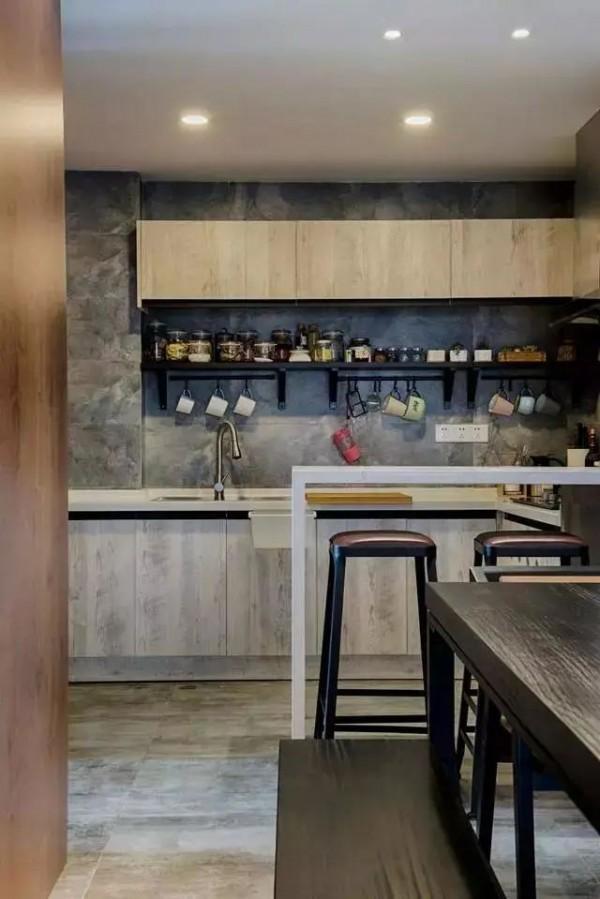 空间|100㎡现代小资风，简约工业范，年轻高级感