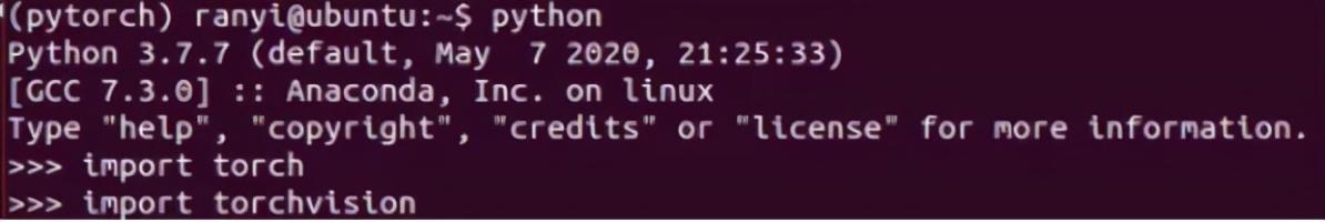 在Linux系统中安装深度学习框架Pytorch