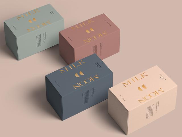 你的育儿经|Milk-Moon产后补品品牌包装设计 via:Kati Forner