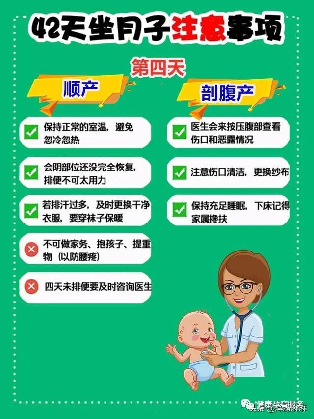 超级宝妈|康科普 | 超详细最全坐月子42天日程表，孕妈一定要收藏好