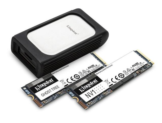 CES 2021：金士顿介绍新款NVMe SSD和USB 3.2移动固态硬盘