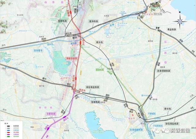 铁路集团发布的公示信息显示,合肥至宿迁高铁宿迁至泗县段(江苏段)