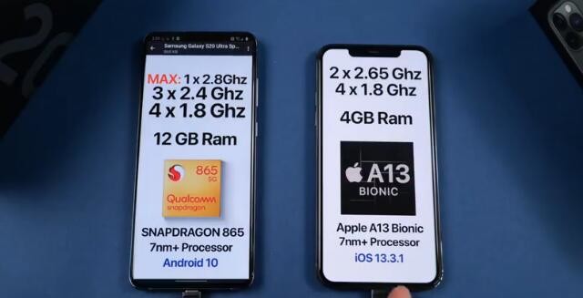 太平洋电脑网■三星S20参数如何？先看三星S20 Ultra对比iPhone 11 Pro