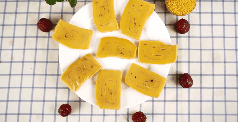 来自陕北的黄米年糕，吃出来的软糯儿，枣香浓郁！煎炸蒸皆可