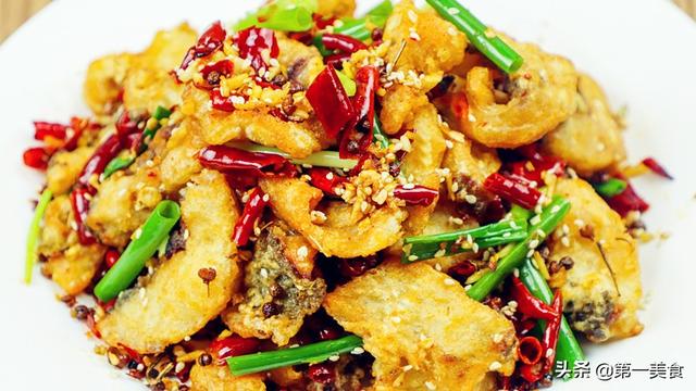 花椒|半条鱼做香辣鱼片，焦香酥脆，标准的开胃美食，三天两头吃不够