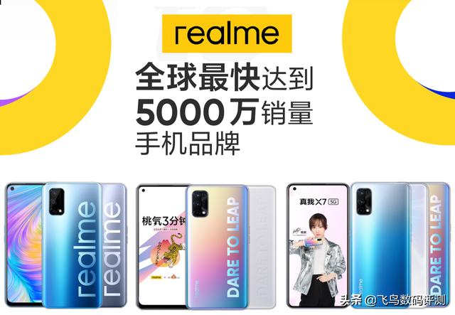 销量破5000万台的realme手机3款值得入手的5G千元机