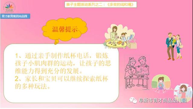 你的育儿经|「阜新育才教育集团尚品园·亲子活动」系列之二《多变的线和绳》（4-5岁）（二）