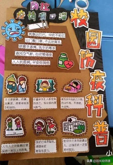 「超级宝妈」最新，幼儿园新冠疫情防控主题环创，看过的幼师都收藏了