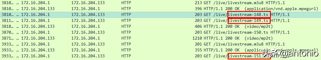 HLS实战之Wireshark抓包分析