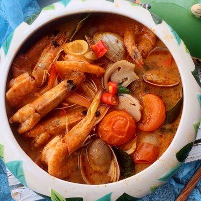 #福气年夜菜#完美复刻泰式冬阴功汤