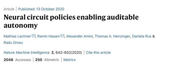 陈根：仿生模型的人工智能，19个神经元就能操控车辆行驶