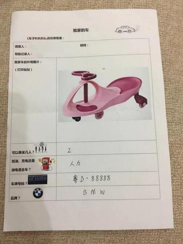 你的育儿经|幼儿园要求填“我家的车”调查表，宝妈的做法引称赞，堪比教科书