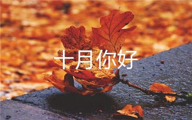 9月再见，10月你好，请?努力继续风雨兼程！