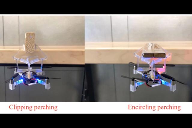 科罗拉多州立大学设计出能让无人机悬挂在物体上的机械夹具