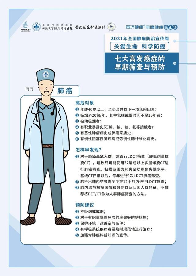 癌症|同济大学附属同济医院“第27届全国肿瘤防治宣传周”主题活动预告&amp;科普问答