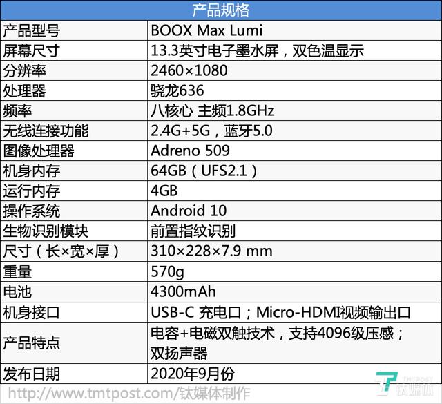 BOOX Max Lumi体验：13.3英寸巨型墨水屏，更适合“严肃阅读”