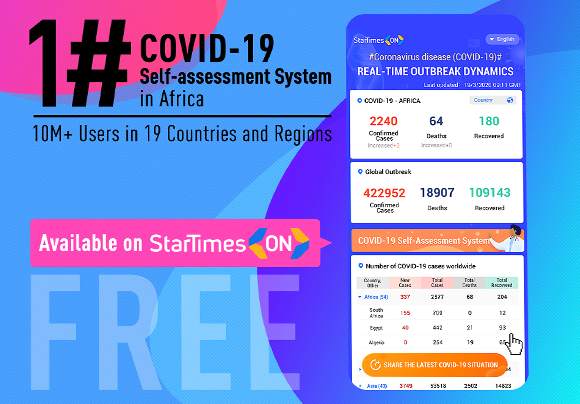 『人民日报客户端』首个非洲版“新冠肺炎自测评估系统”上线