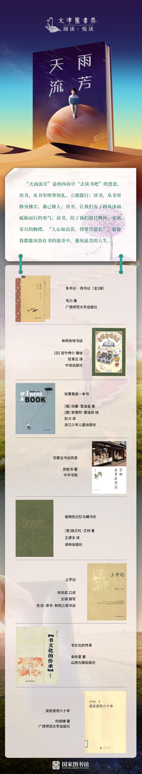 你的育儿经@4.23世界读书日,国家图书馆推出7类书单,播撒智慧的种子