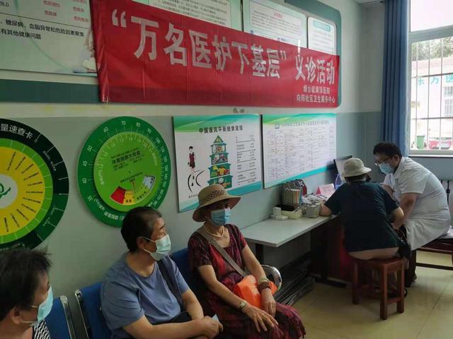 居民|向阳社区卫生服务中心联合毓璜顶医院举办“万名医护下基层”义诊服务活动