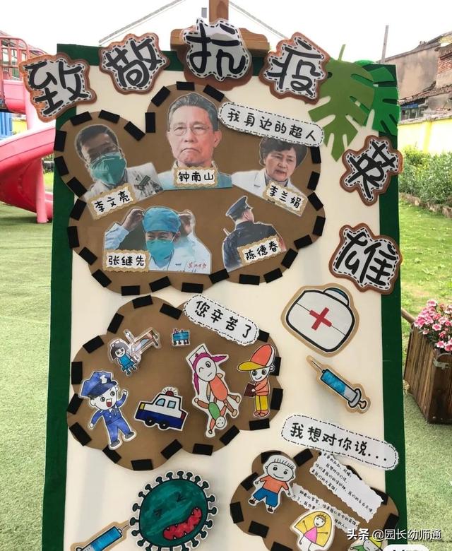 「超级宝妈」最新，幼儿园新冠疫情防控主题环创，看过的幼师都收藏了