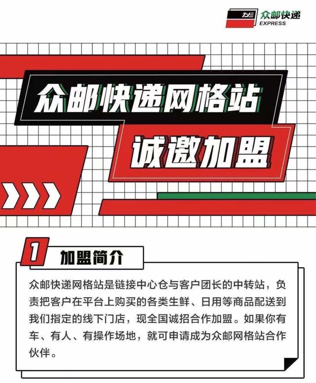 众邮快递网格站开启加盟，社区团购物流配送的“京东思路”来了