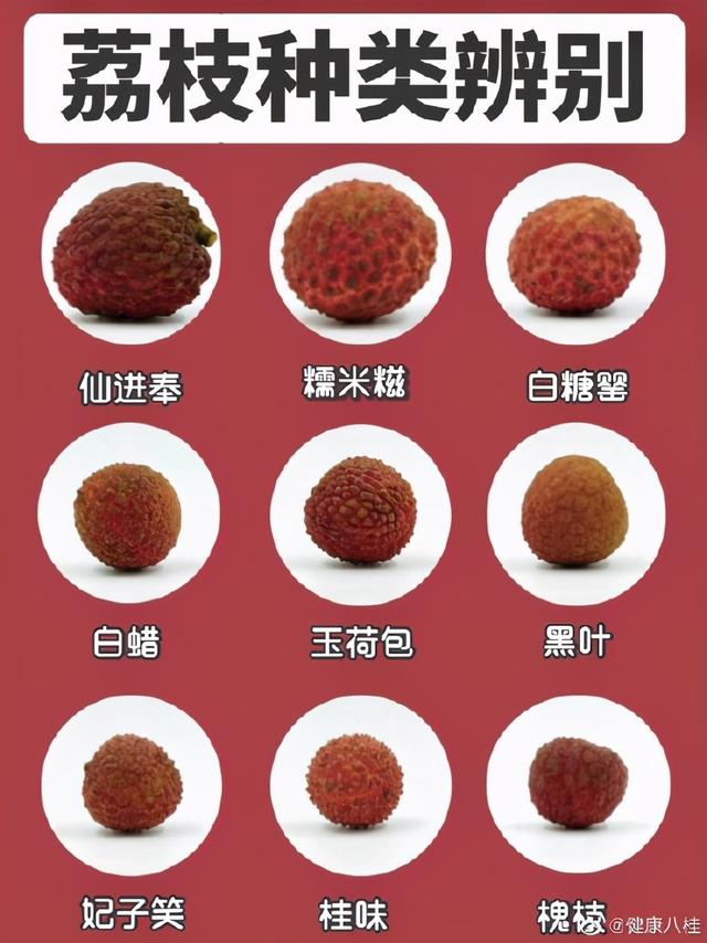 荔枝|你能分辨出荔枝的种类吗？最喜欢的是哪一种？