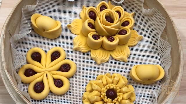 快过年了，教你做枣花馒头，5种做法个个颜值高寓意好，蒸蒸日上