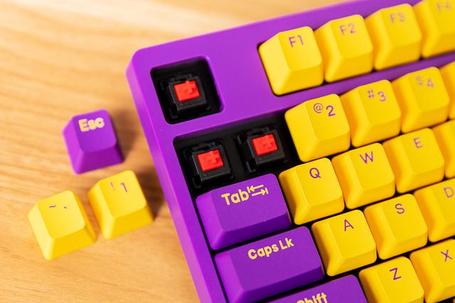 达尔优A87紫金版樱桃轴机械键盘评测：别具一格享受电竞新氛围