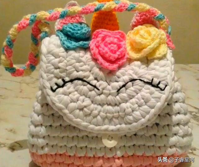 #超级宝妈#可爱又漂亮!多款手工编织的小包包,送给孩子最好的礼物