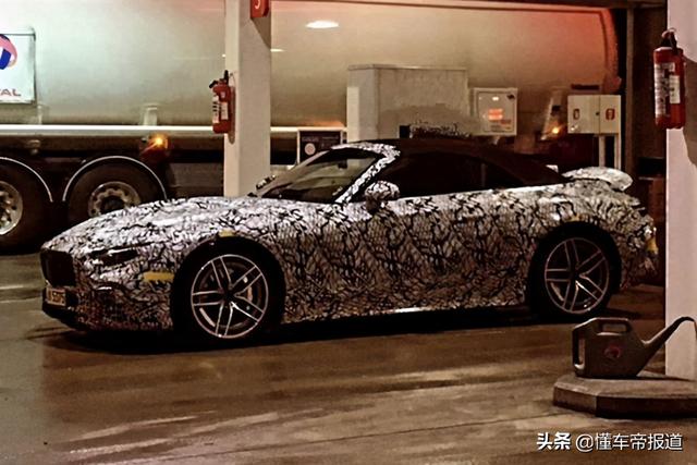 新车｜小号AMG GT？新一代奔驰SL敞篷版谍照曝光