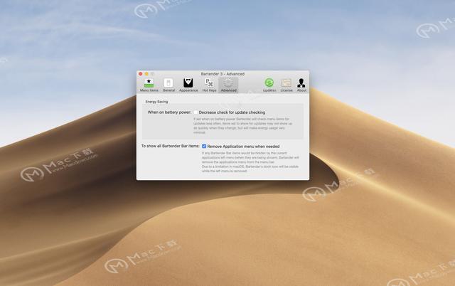 Bartender 3 for Mac(菜单栏管理工具)
