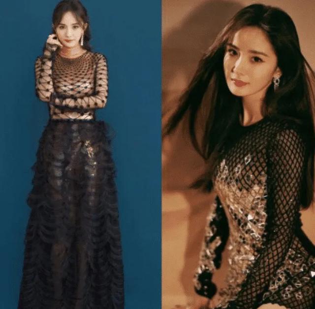 萌萌的小丸子|杨幂厉害了，这么紧的裙子还能塞进去，真好奇她是咋穿进去的