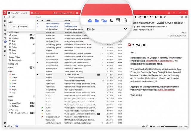 Vivaldi浏览器重大更新：现整合Mail电子邮件处理功能