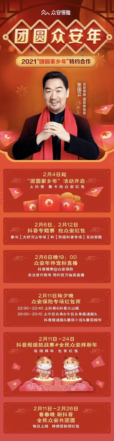 保险|保险科技龙头赞助“团圆家乡年”，春晚抢20亿红包攻略提前曝光