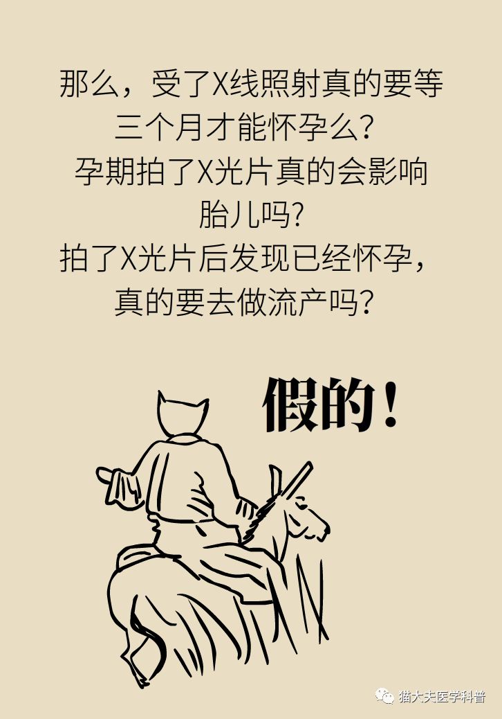 暖先生格调@拍完X光后发现怀孕了,孩子还能不能要?