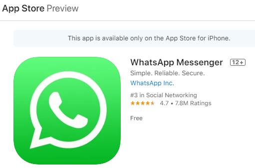 WhatsApp将于2021年1月1日终止对旧款iPhone的支持