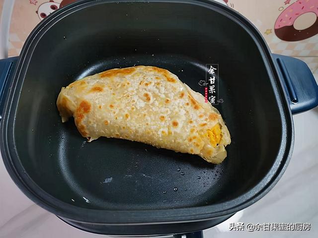 红薯手抓饼，煎一煎，香甜不腻，管饱又解馋