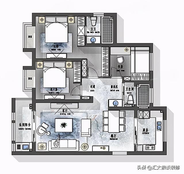 再不说北欧风烂大街了，他家137㎡，装修效果清新脱俗气质超赞