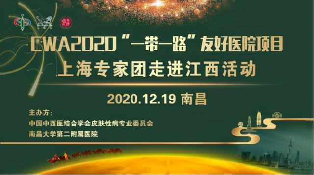 中国中西医结合学会皮肤性病专业委员会 2020“一带一路”友好医院项目走进江西活动顺利举办