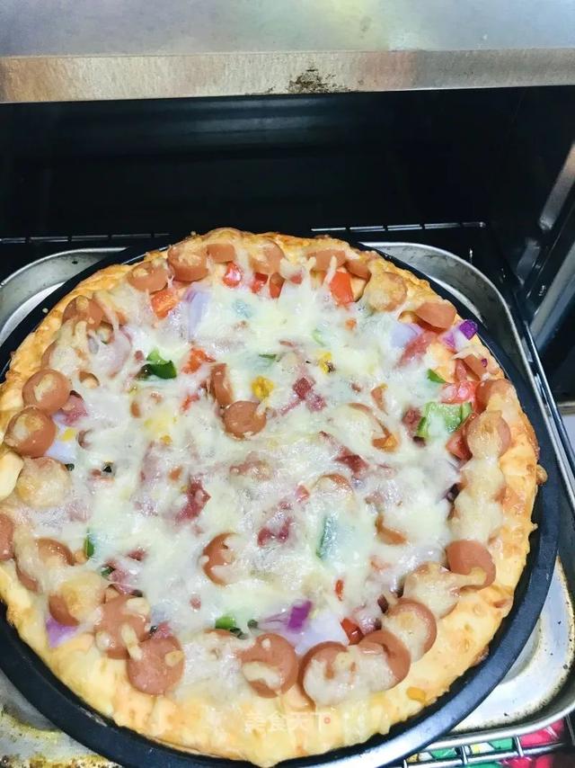 自制家庭版披萨，真材实料，好吃又健康！一点不比餐厅卖的差