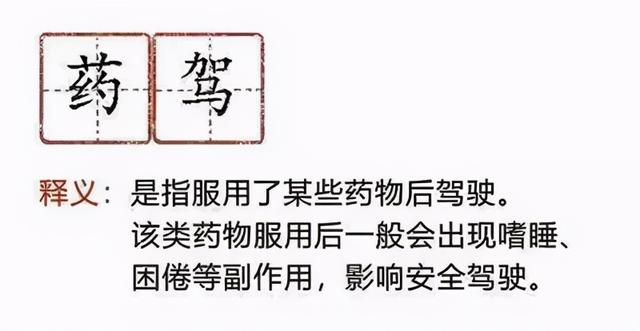 警惕！“药后驾驶”也危险